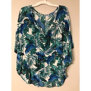Casual Tropical Top | L